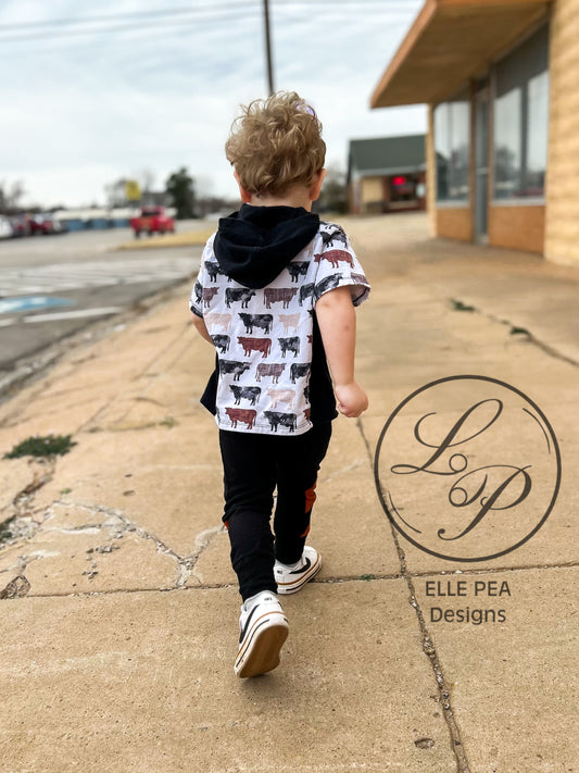 Olympia Top Neutral Cows (Youth) Made To Order