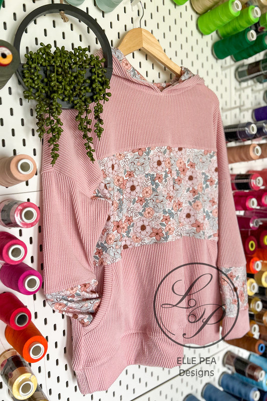 Oaklynn Hoodie (Adult) Light Pink Solid