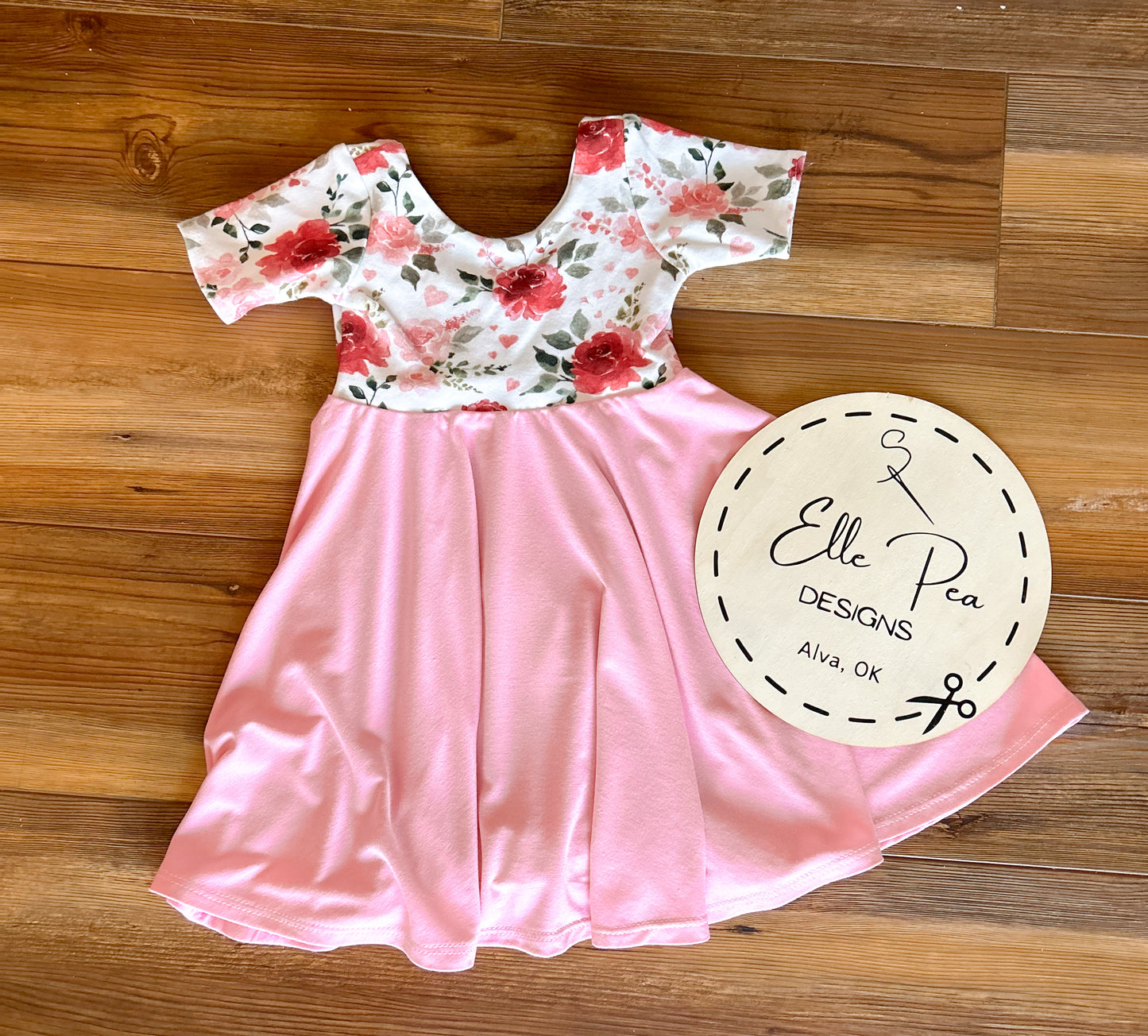 Floral Twirl Dress - 12M