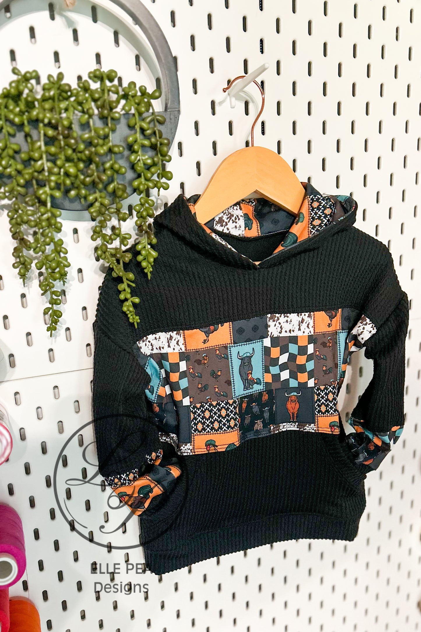 Oaklynn Hoodie - (Youth) Black Solid