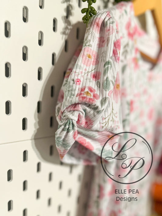 Tulip Sleeve Tie Top (Youth) Made To Order