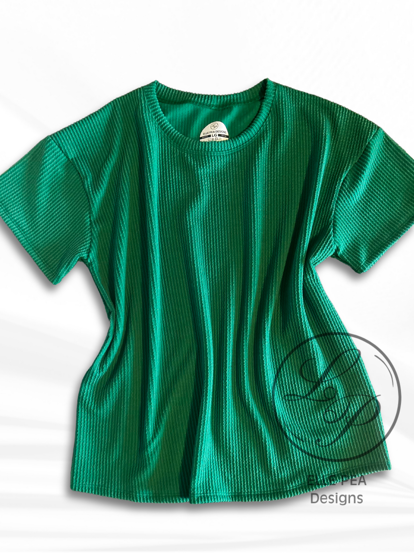 Emerald Urban Rib Oversized Tee - Large