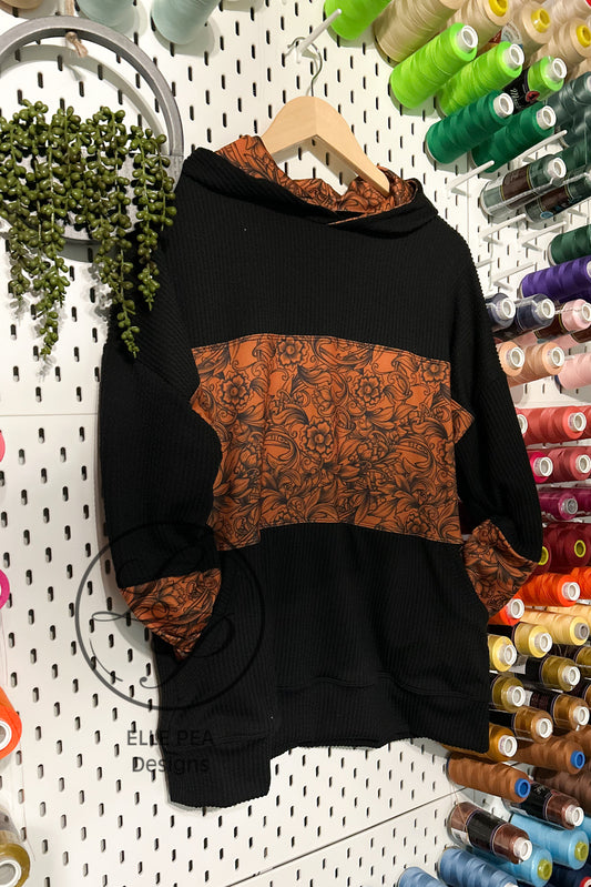 Oaklynn Hoodie (Adult) Black Solid