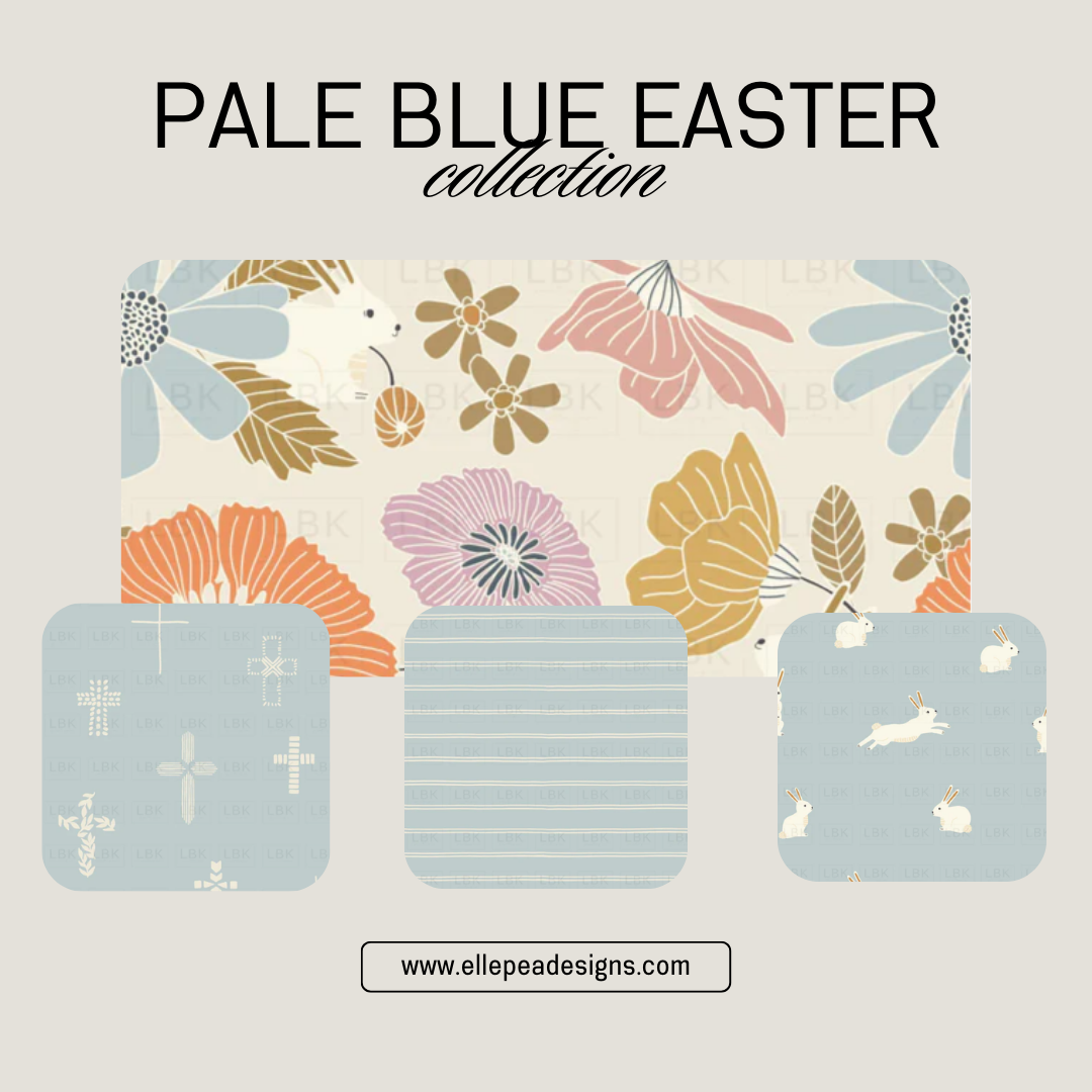 Pale Blue Easter Collection