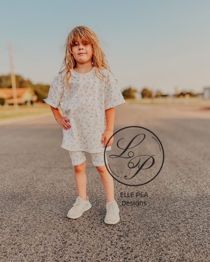 Cades and Dallyn Set in Ditsy Floral (Youth) Made To Order