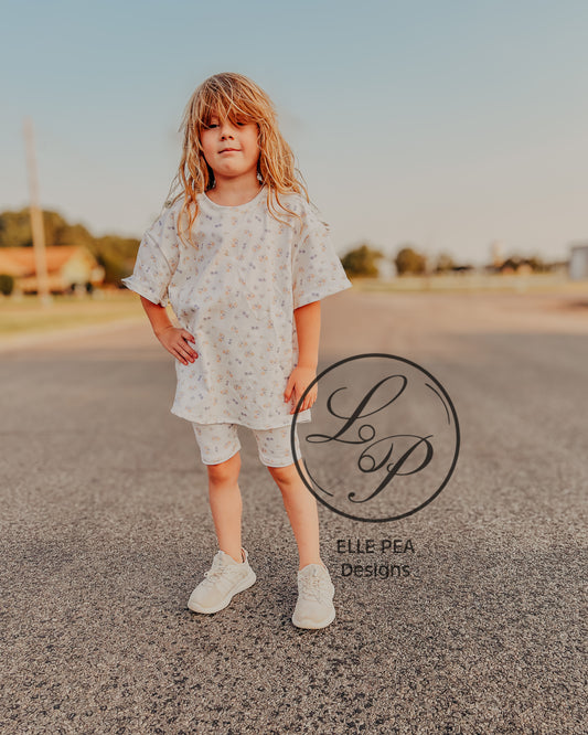 Cades and Dallyn Set in Ditsy Floral (Youth) Made To Order