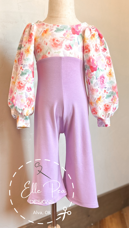 Floral Petal Romper - 12 Months
