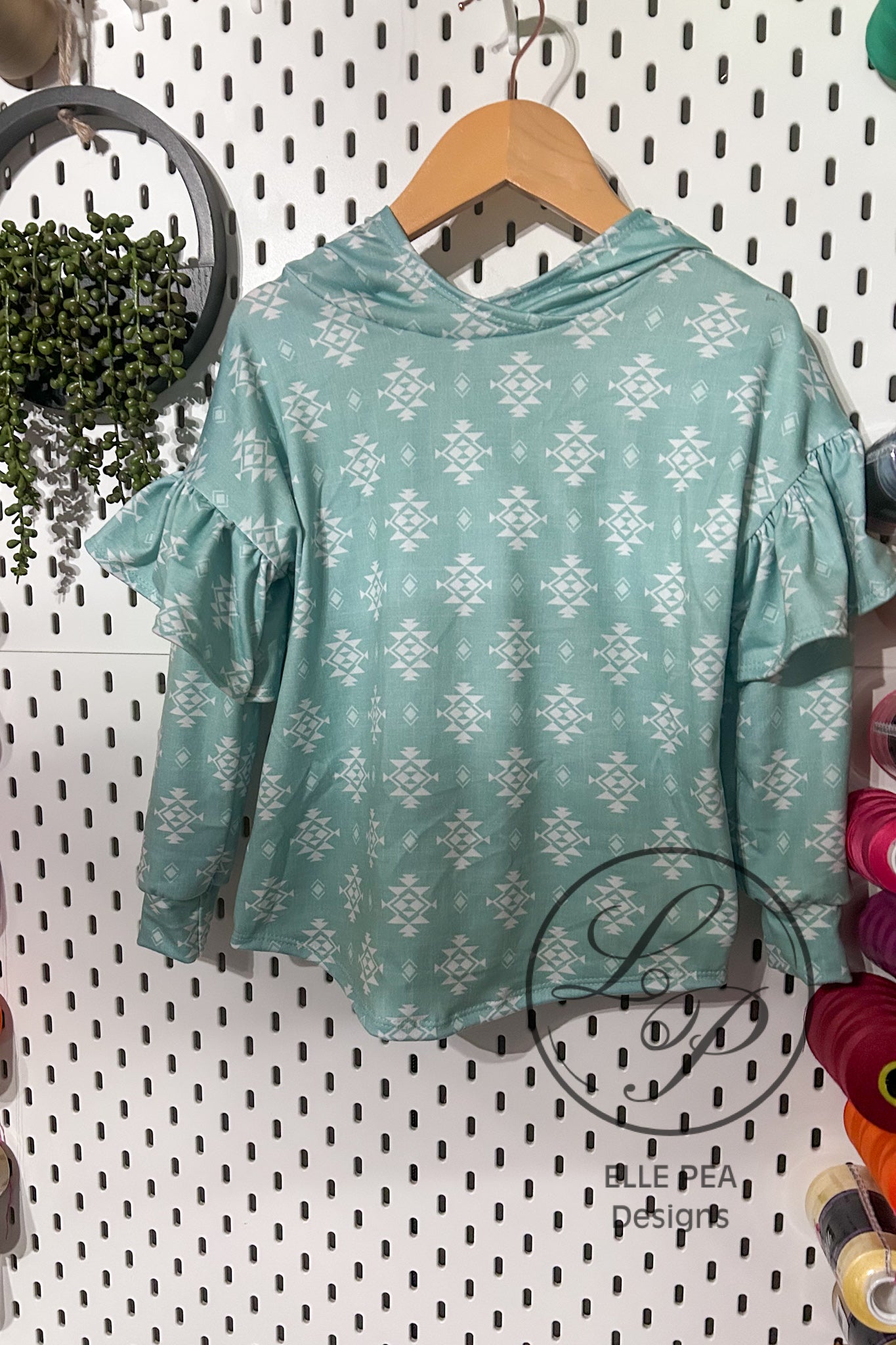 Flutter Sleeve Hooded Dolman (Youth) Semi-Custom