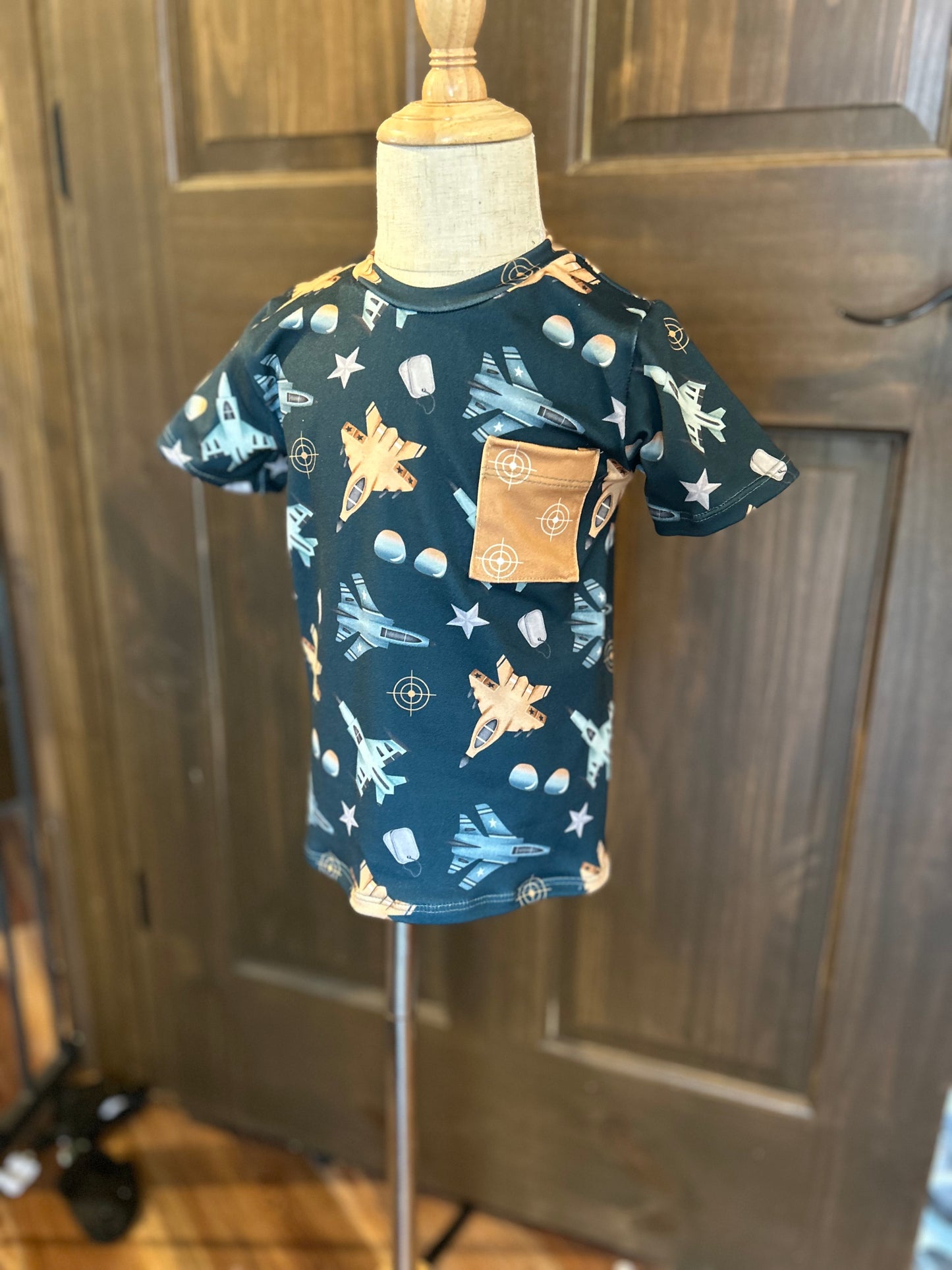 Wingman Simple Tee with Pocket - 2T