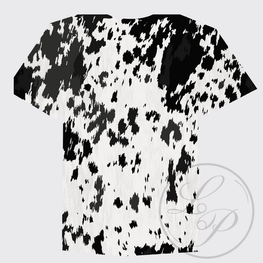 Black and White Cow Hide