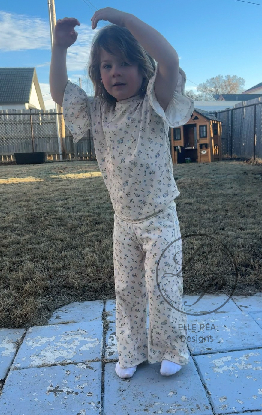 Daphne Wide Leg Pants (Youth) Custom