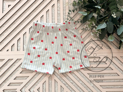 Casual Crew Shorts Stars and Stripes (Youth) Made To Order