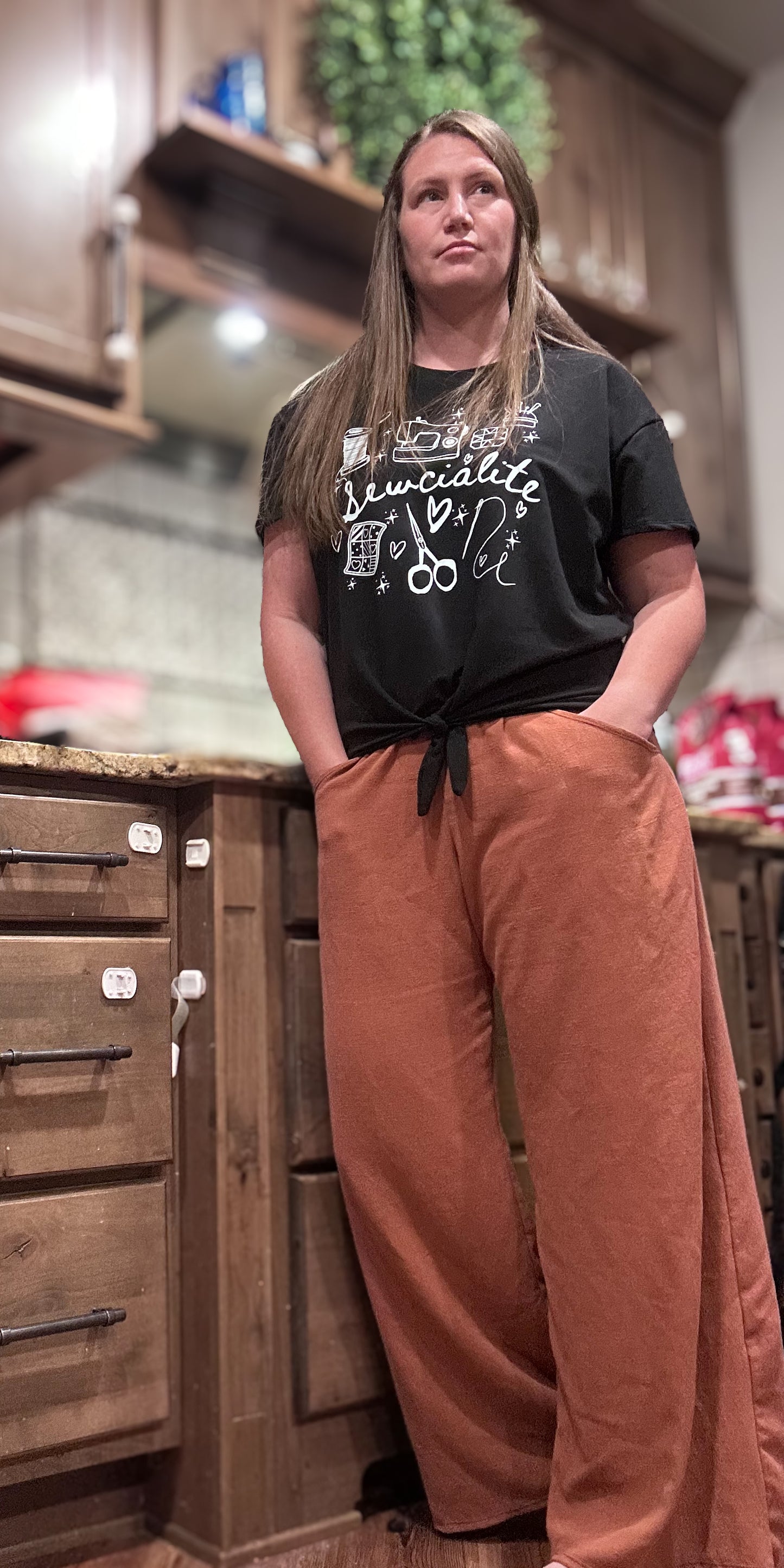 Bank Wide Leg Pant - Adult (Mystery Solids)