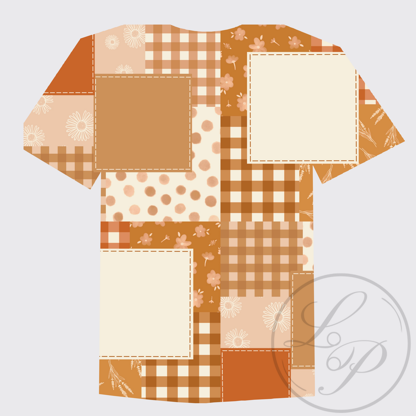 Fall Orange Patchwork