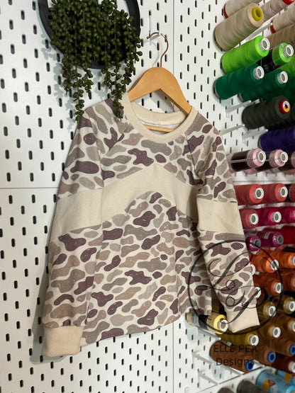 Falcon Tee Tan Camo (Youth) Made To Order