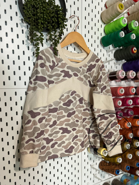 Falcon Tee Tan Camo (Youth) Made To Order