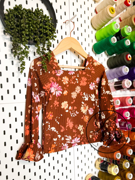 Wesly Bell Sleeve Top (Youth) Custom