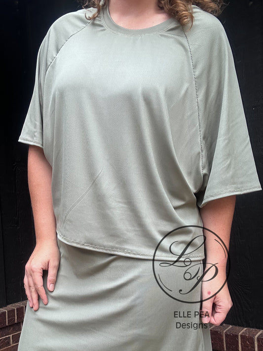 Retro Raglan Crop or Tee - Adult (Mystery Solids)