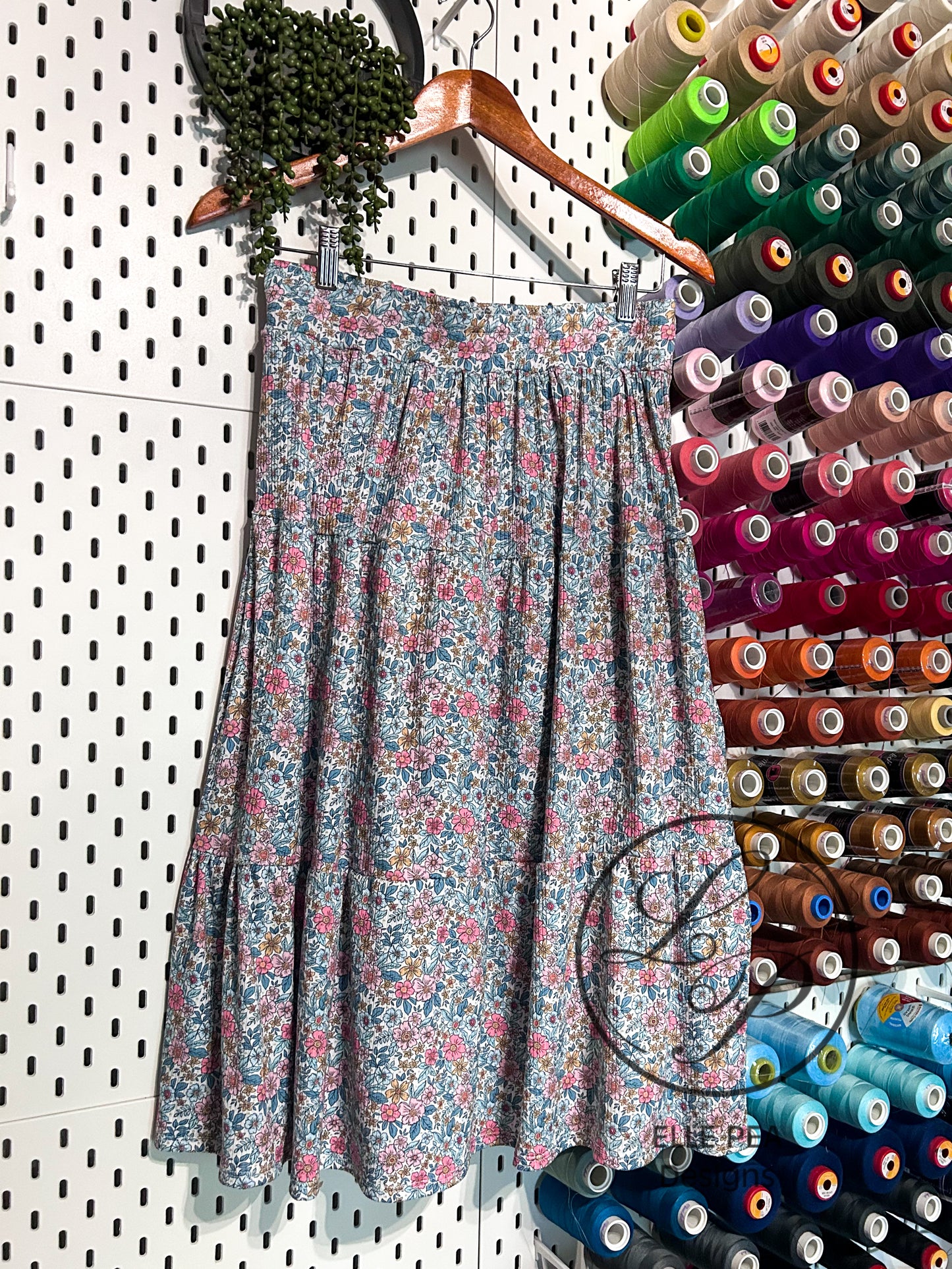 Tiered Skort Midi Length (Adult) Custom