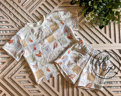 Casual Crew Set Chicken Quilt (Youth) Made To Order