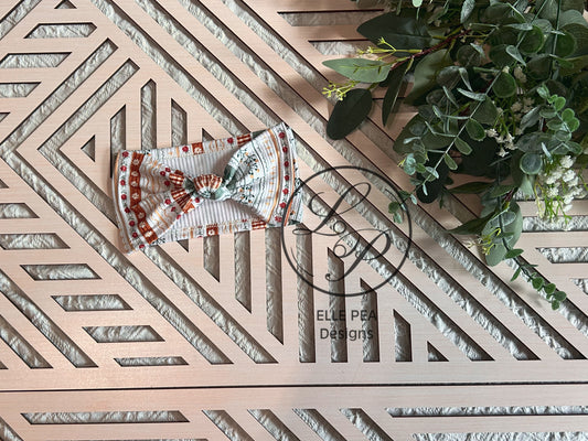 Matching Headwrap Bow (Youth) Custom